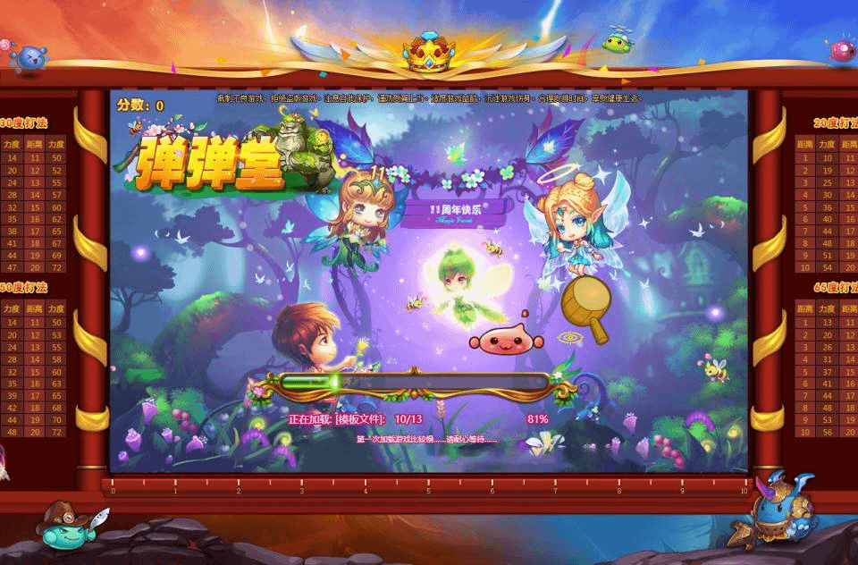 Q版回合竞技页游【弹弹堂10.8独家纹章版】最新整理Win一键服务端+管理后台+详细搭建教程